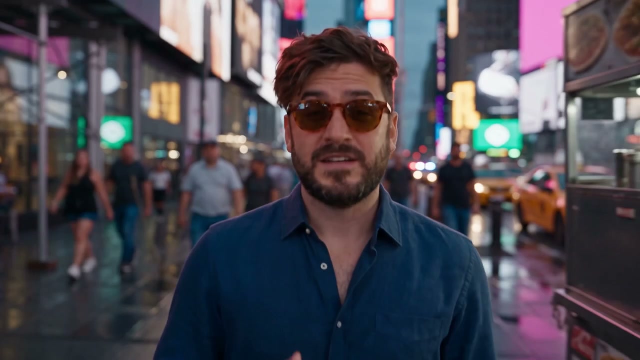 Juan Martinez in his AI introduction film